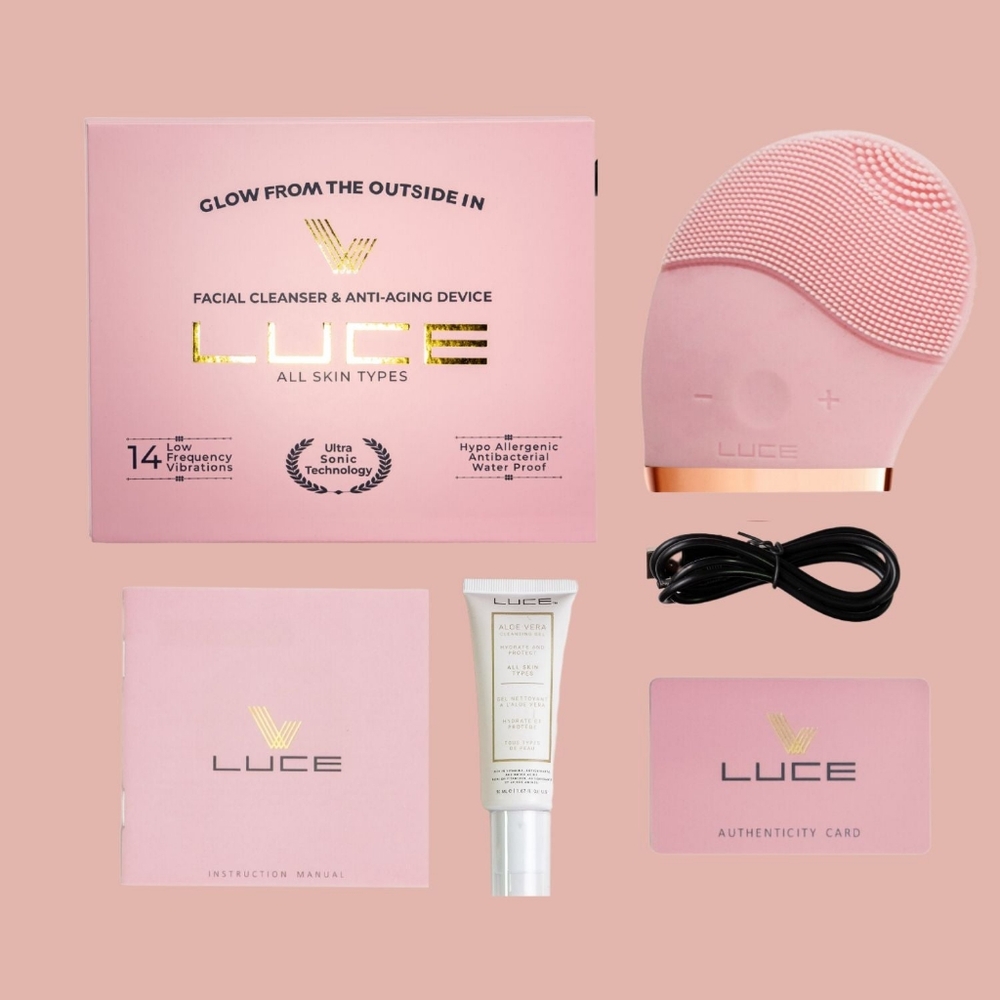LUCE 180° pulsating anti-aging cleanser